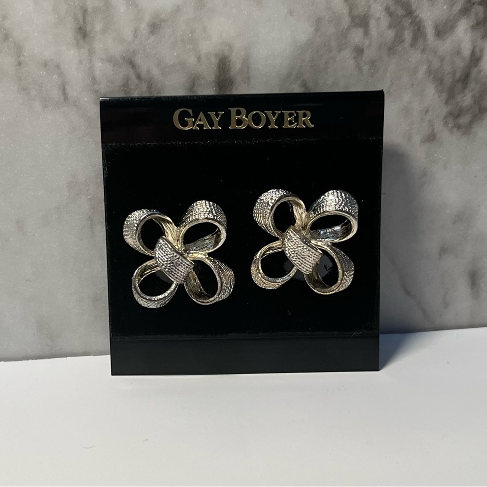 Gay Boyer Vintage Earrings